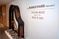 Burned Piano Exhibit Opening 2024